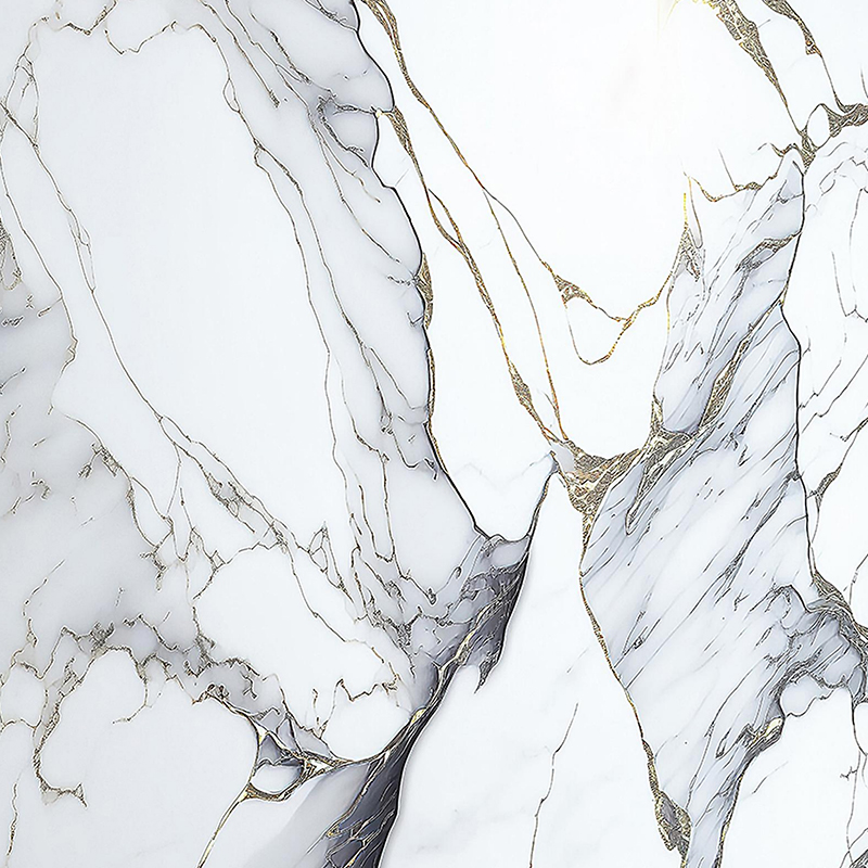 Scannán Aistrithe 3D Decor Intí Patrún Golden Marble